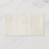 の結婚Webサイトエンクロージャカー素朴ド – Wood エンクロージャーカード (裏面)