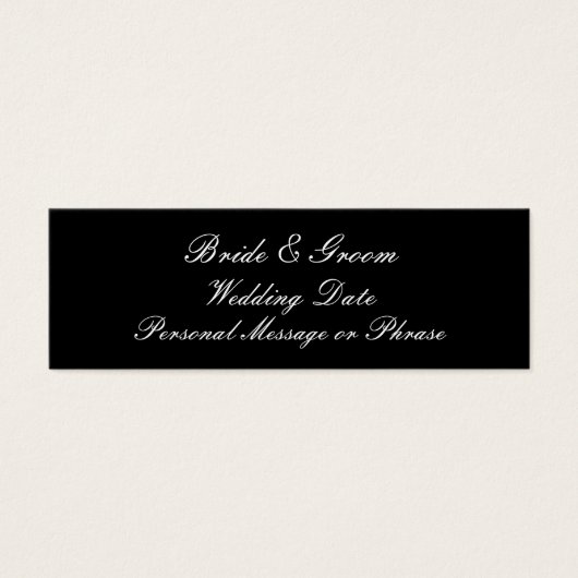 の結婚Webサイトカードの招待状用の挿入 (正面)