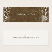 の結婚Webサイトカード{Espresso} (正面&裏面)