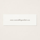 の結婚Webサイトカード{Espresso} (裏面)