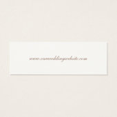 の結婚Webサイトカード{Toffee} (裏面)