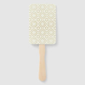 の結婚Webサイト名を追加QRコードミニマリスト写真 ハンドファン (裏面)