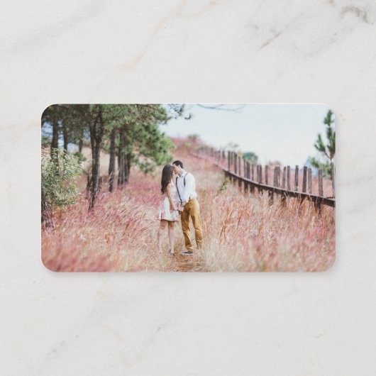 の結婚Webサイト書道挿入写真QRコード  エンクロージャーカード (裏面)