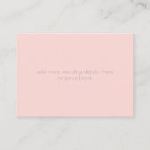 の結婚Webサイト |モノグラムコーラルギンガムフローラ 名刺 (裏面)