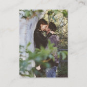 の結婚Webサイト | CHIC エレガント RSVP QRコード写真 エンクロージャーカード (裏面)