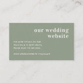 の結婚Webサイト | QRコードスキャンエンクロージャカード エンクロージャーカード (正面)