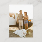 の結婚Webサイト | QRコードスキャンフォト エンクロージャーカード (裏面)