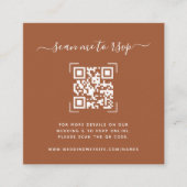 の結婚Webサイト | QRコードスキャンフォト エンクロージャーカード (正面)