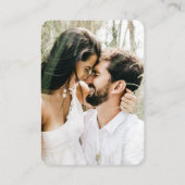 の結婚Webサイト | RSVP QRコードフォトレトロ エンクロージャーカード (裏面)