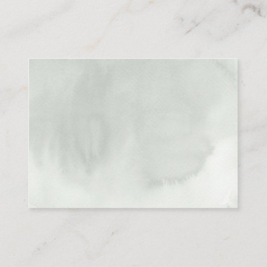 の結婚WebサイトBohemian Greenery 名刺 (裏面)