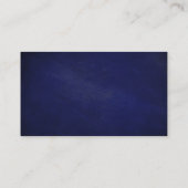 の結婚WebサイトBurgundyとNavy Blueフローラ 名刺 (裏面)