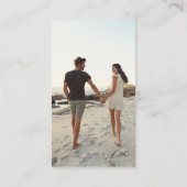 の結婚WebサイトQRコード写真 エンクロージャーカード (裏面)