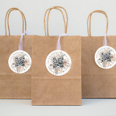 の結婚webサイトQRコード詳細rsvp pampas ラウンドシール