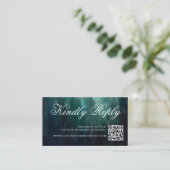 の結婚WebサイトQRコード魅惑庭園の結婚式 エンクロージャーカード (スタンド正面)