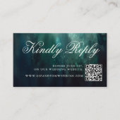 の結婚WebサイトQRコード魅惑庭園の結婚式 エンクロージャーカード (正面)