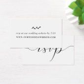 の結婚WebサイトRSVPカード (デスク)