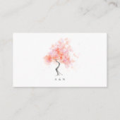 の結婚Webサイミニマルモダント・ピンク エンクロージャーカード (裏面)