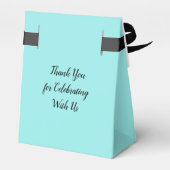 の結婚Welcome Favorites Box inターコイズBlue フェイバーボックス (裏面サイド)