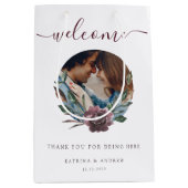 の結婚Welcome Photo抱き枕 ミディアムペーパーバッグ (正面)