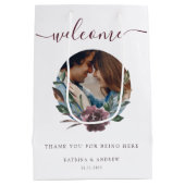 の結婚Welcome Photo抱き枕 ミディアムペーパーバッグ (裏面)