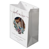 の結婚Welcome Photo抱き枕 ミディアムペーパーバッグ (裏面アングル)