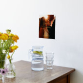 の結婚Welcome Photo 箔ポスター (レイダウン (キッチン))