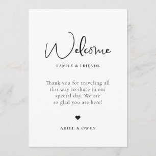の結婚Welcome Weekend Timeline プログラム