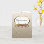 の結婚Wishes Greeting Card カード (黄色い花)