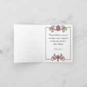 の結婚Wishes Greeting Card カード (内部)