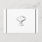 の結婚Wishing Well金融カーカスタムド エンクロージャーカード (裏面)