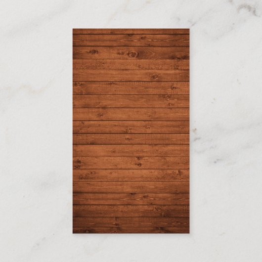 の結婚Wood Photo素朴 Registry挿入カード エンクロージャーカード (裏面)