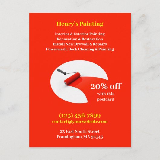 の絵を描はがき ポストカード (正面)