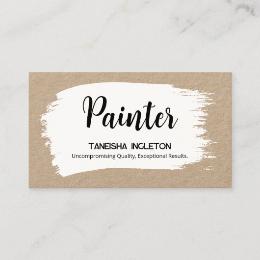 の絵を描カスタムQR 名刺 (正面)