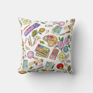 の絵を描キット及びブラシ印刷装飾用クッション クッション