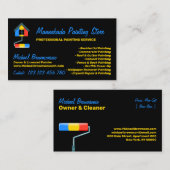 の絵を描サービス装飾モダンプロフェッショナル 名刺 (正面/裏面)