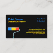 の絵を描サービス装飾モダンプロフェッショナル 名刺 (裏面)