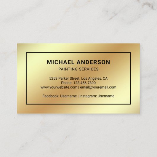 の絵を描サー絵を描ロプロフェッショナル画家 名刺 (裏面)