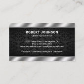 の絵を描サー絵を描ロプロフェッショナル画家 名刺 (裏面)