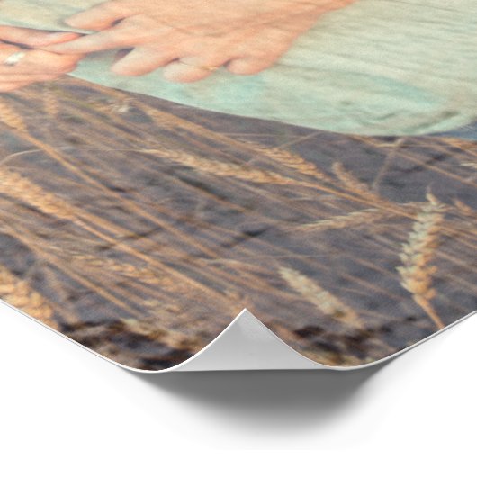 の絵を描ブラシストローク絵を描ライ写真 ポスター (角)