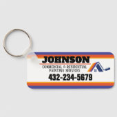 の絵を描商業及び住宅サービス キーホルダー (裏面)