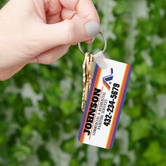 の絵を描商業及び住宅サービス キーホルダー (手)