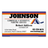 の絵を描商業及び住宅サービス マグネット名刺 (正面)