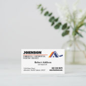 の絵を描商業及び住宅サービス 名刺 (スタンド正面)