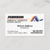 の絵を描商業及び住宅サービス 名刺 (正面)