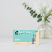 の絵を描業務 | 専門家の画家 名刺 (スタンド正面)