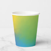 の絵を描絞り染めアートと工芸品のドレスのために混乱 紙コップ (裏面)