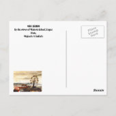 の絵を描7コピー、アフリカからの挨拶 ポストカード (裏面)