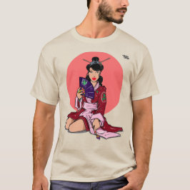 の絵を描GEISHA Tシャツ