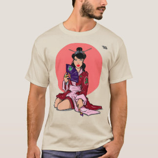 の絵を描GEISHA Tシャツ