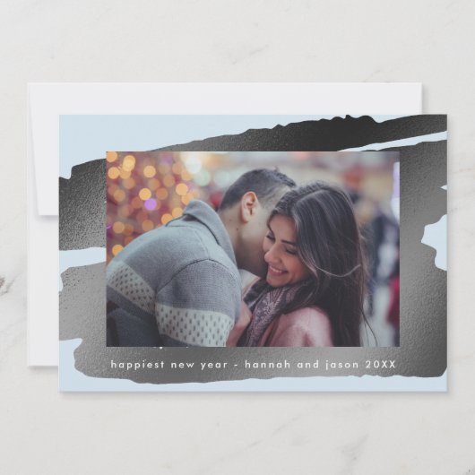 の絵を描Town New Year Photo シーズンカード (正面)